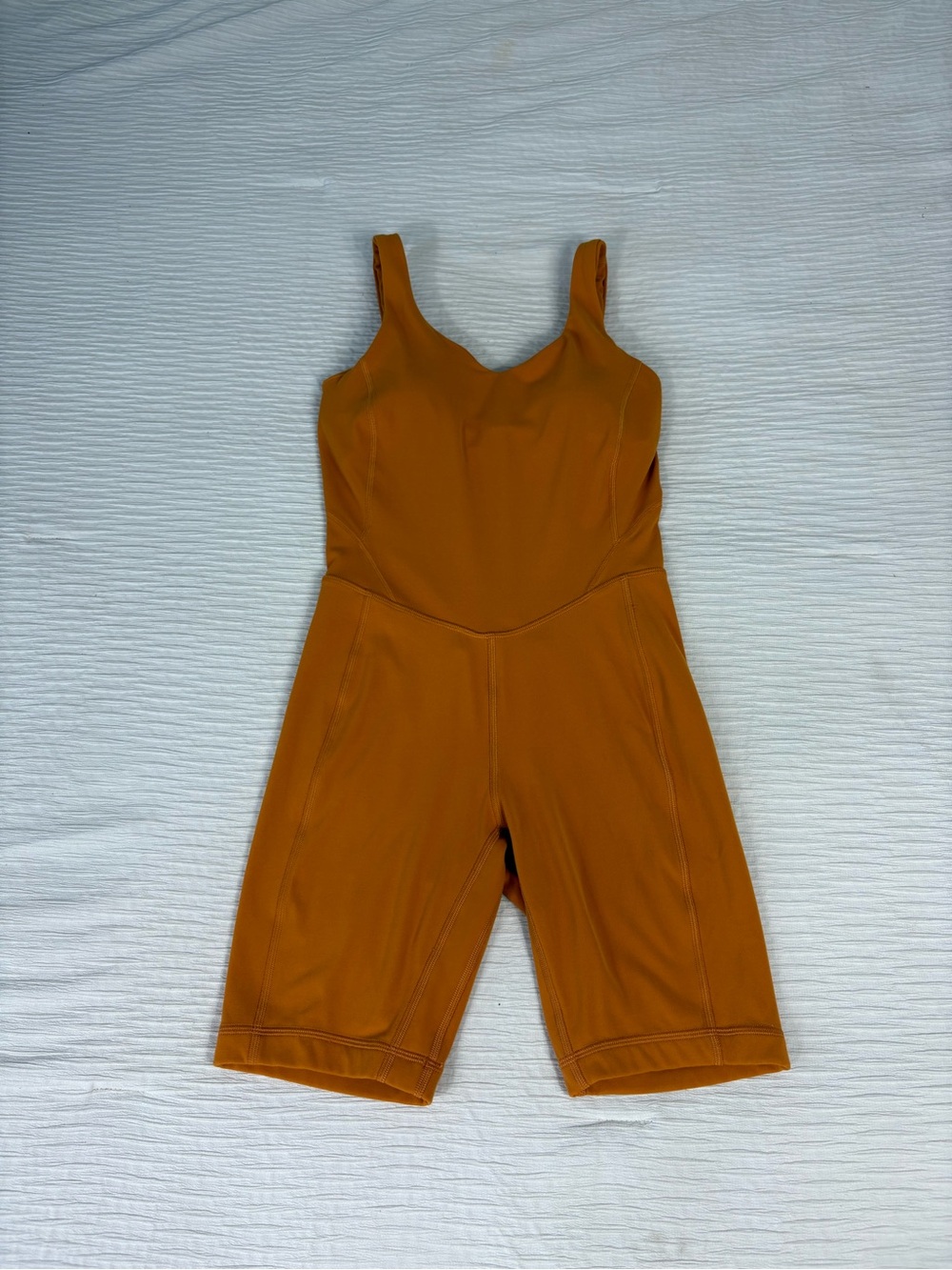 lululemon athletica Rust-Orange Women's Performance Jumpsuit Romper